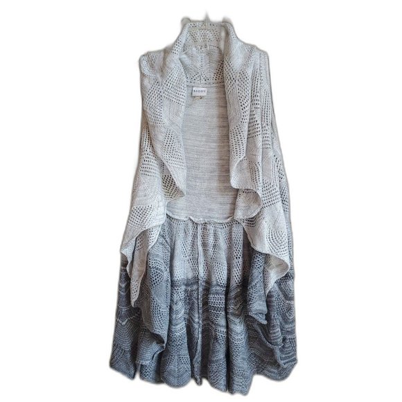 EUC Sioni Sleeveless Cardigan Duster Size Small - Picture 1 of 10